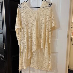 Cream Crochet Cover-Up
